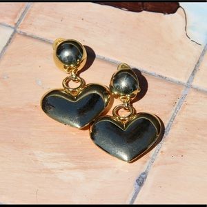 Vintage Heart Earrings
